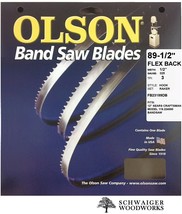 Olson Flex Back Band Saw Blade 89-1/2&quot; inch x 1/2&quot;, 3 TPI, Craftsman 119... - $18.99