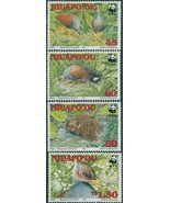 Niuafo&#39;ou 1992 SG182-185 Endangered Scrub Hen set MNH - £5.06 GBP