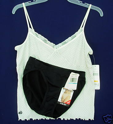 Primary image for New $42 LAUREN Camisole Warners Bikini Panties combo S