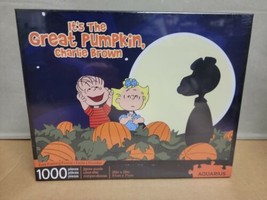AQUARIUS It’s The Great Pumpkin Charlie Brown 1000 Piece Jigsaw Puzzle Art New - $28.95