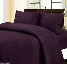 DEEP POCKET SUPER SOFT FULL QUEEN & KING & CALIFORNIA KING SIZE FITTED BED SHEET image 6