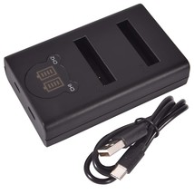 DSTE Replacement for NB-6L Dual LCD Battery Charger Compatible Canon SX170 SX500 - $23.99