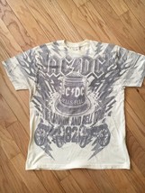 AC/DC Men&#39;s LARGE Hells Bell 1982 Cannon and Bell Concert Tour T-SHIRT. ... - $14.49