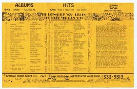 13Q WKTQ Pittsburgh VINTAGE May 7 1977 Music Survey Fleetwood Mac Rumours #1 image 1
