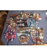 10 NEW Hand Crafted DRAWSTRING COTTON PRINT ANIMAL GIFT BAGS - 2 Sizes - $6.93