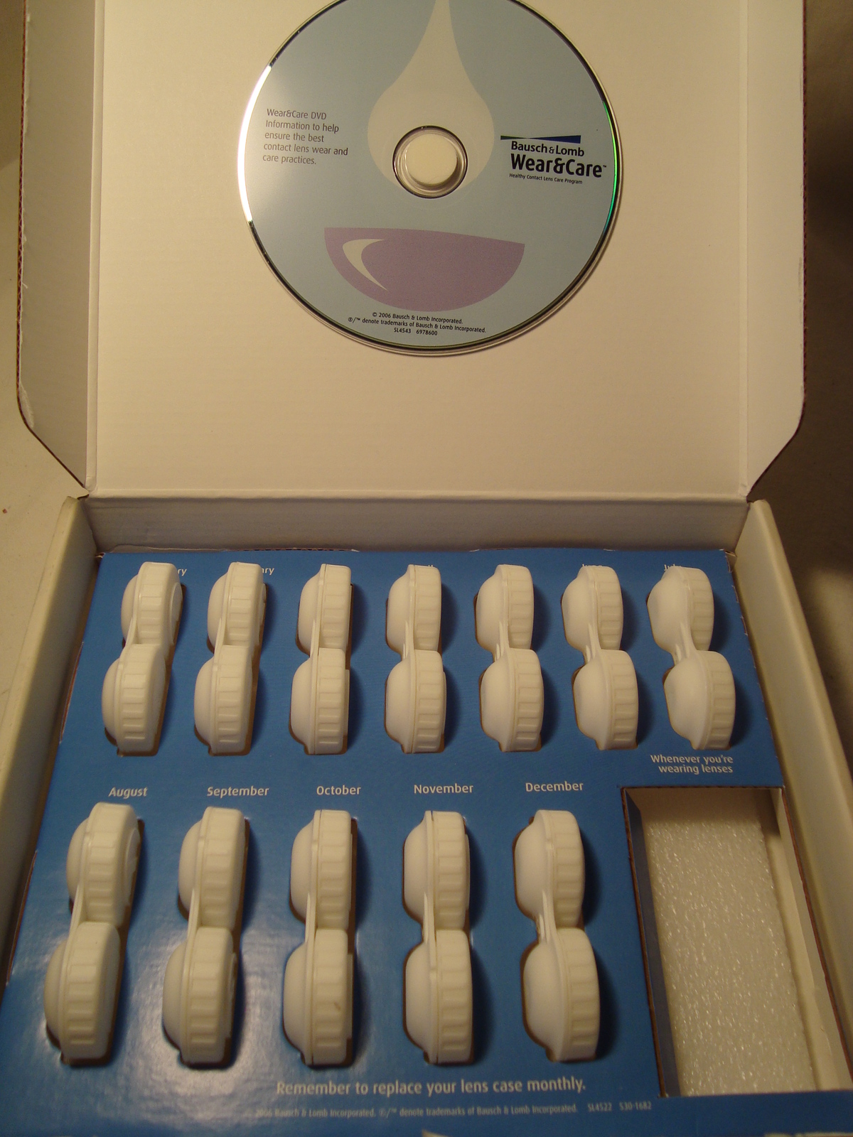 NEW UNUSED LOT of 12 Contact Lens Cases Other Vision Care