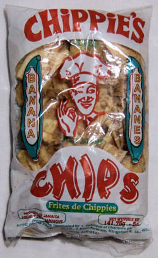 Jamaican Chippies Banana Chips- 5 oz ( 6 Packs) - Food & Beverages