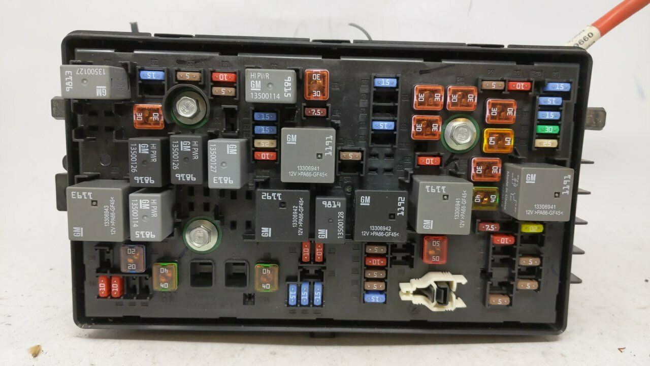 20142015 Chevrolet Impala Fusebox Fuse Box Relay Module 59125