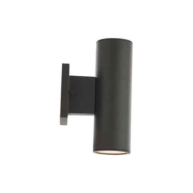 WAC 1902 Lighting WS-W190212-30-BK Outdoor 2-Light 9.5" Wall Sconce Black - $64.34