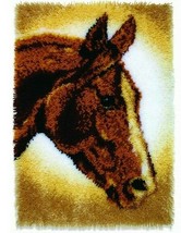 Wonderart #426404 ~ A Beautiful Horse Latch Hook Kit - 20&quot;x30&quot; - NIB - $29.65