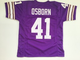 Unsigned Custom Sewn Stitched Dave Osborn Purple Jersey - M, L, Xl, 2XL - $35.99