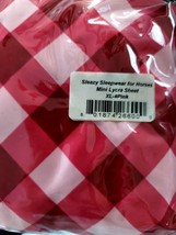 Sleazy Sleepwear Mini Sheet Size XL 48" to 52" Pink Plaid NEW image 1