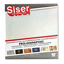 Siser Heat Transfer Vinyl Holographic Basics Collection - $35.96