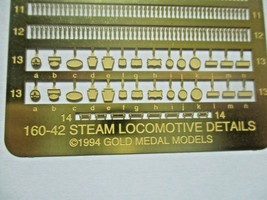 Gold Medal Models # 160-42 Steam Locomotive Detailing Set N-Scale image 2