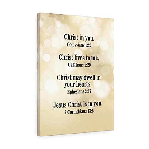 Express Your Love Gifts Bible Verse Canvas Jesus Christ is in You 2 Corinthians