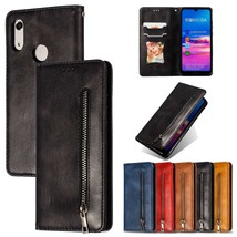For Huawei Y9 Y7 Psmart P30 Pro Mate 20 Lite Zipper Wallet Case Magnetic Cover - $62.45