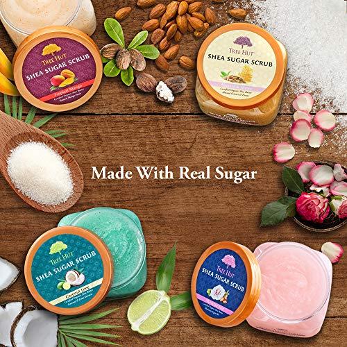Tree Hut Sugar Scrub Mocha & Coffee Bean, 18oz, Ultra Hydrating and