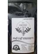 EZ Coffee and Tea Half Caff Blend Whole Bean Coffee -5 LB(80 oz)-Freshly... - $69.95