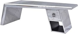 Aviator Wing Desk Aluminium Table Aviator Furniture Home and Office Decor image 2