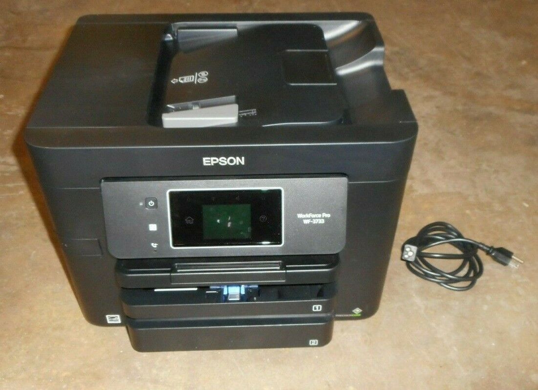 Epson Workforce Pro Wf 3733 Wireless Printer Printers 9359