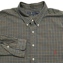 RALPH LAUREN Mens Size 4XLT/4TGL Multi-Colored Plaid Button-Down Shirt - $39.49