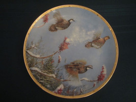 BOBWHITE collector plate Morning Flight OWEN GROMME Game Birds DANBURY MINT - $15.99