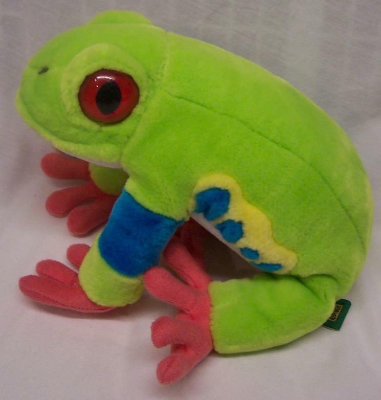 fluffy frog plush