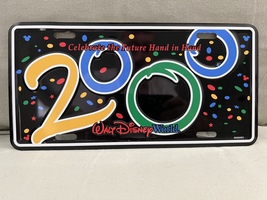 Walt Disney World 2000 Car License Plate Tag NEW RETIRED