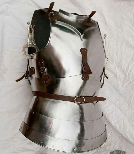 NauticalMart Medieval Knight Body Armor Breastplate Fluted Cuirass LARP ...