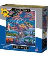 US Air Force 500 Piece Jigsaw Puzzle 16 x 20&quot; Dowdle Folk Art - $24.74