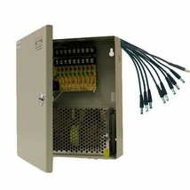 9 Ch Port 12V Ac Power Box 9Ch Cctv Cameras + Pigtails - $66.99