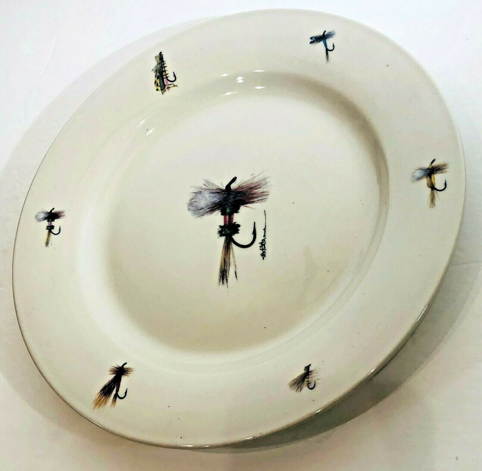 Angler's Expressions 1999 FLY FISHING Dinnerware Collection Boise Idaho