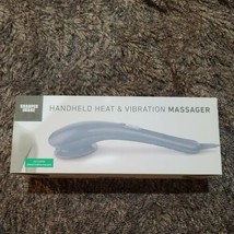 Sharper Image Handheld Massager Heat & Vibration  3 Detachable Heads - $31.64