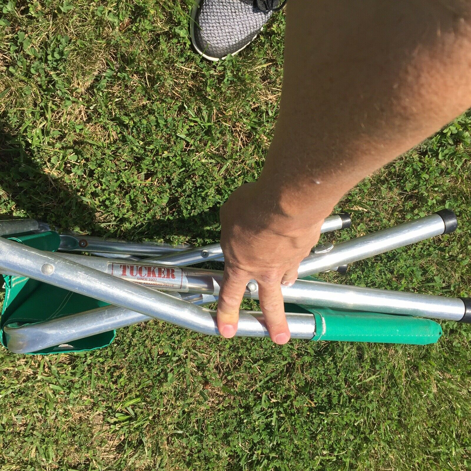 Vtg Masters Golf Tournament Green Folding Chair Augusta National 1987? Golf