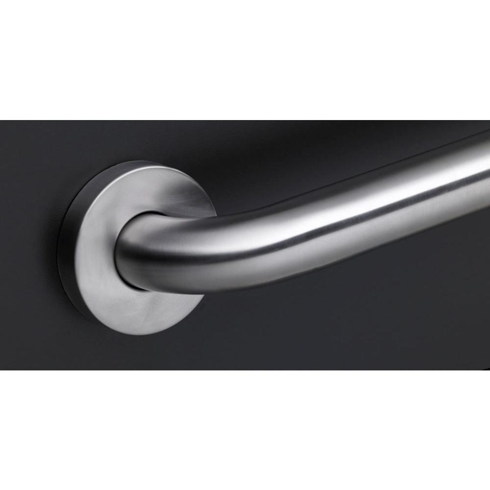 KOHLER Curved Grab Bar 18 in. L ConcealedScrew Brushed Stainless Steel