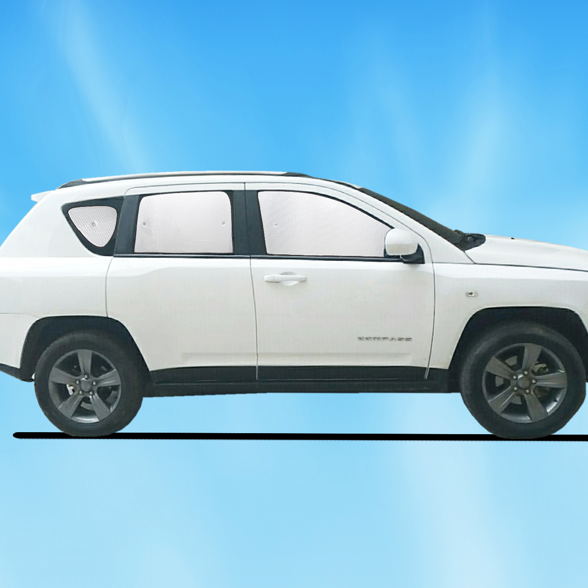 Fit For JEEP Compass 20112016 Side Window Privacy Thick Interior