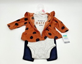 Child of Mine Carter&#39;s Girl 3Pc Outfit &quot;Mommy&#39;s Happy Girl&quot; Size 0-3 Mo.... - $14.84