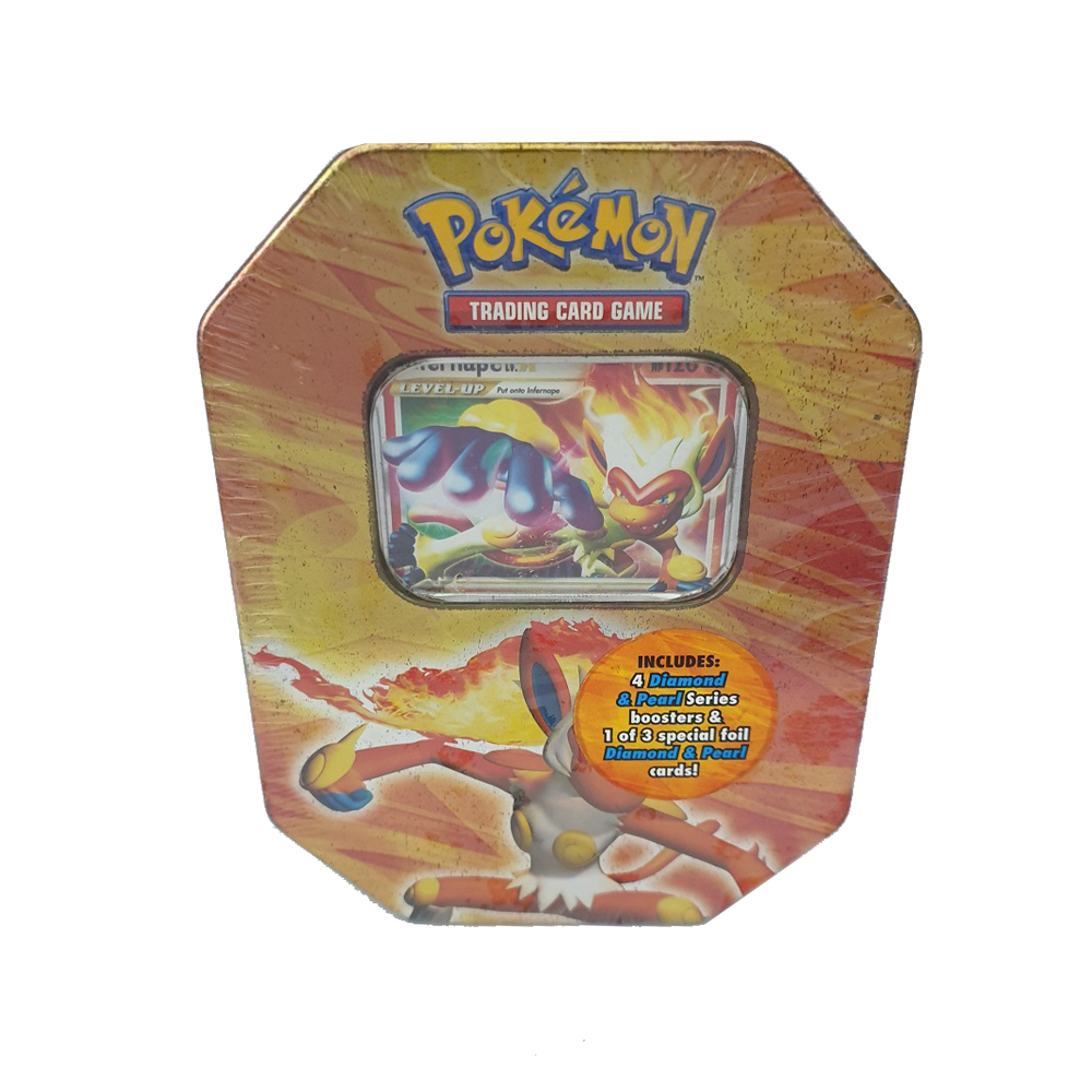 Pokemon TCG 2007 Infernape Lv X Diamond & Pearl Collectors Tin Sealed Promo Card - $670.00