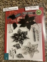 Hero Arts Clear Stamps Color Layering Poinsettia CM280 - $12.28