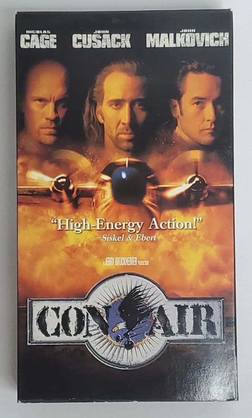 Conair VHS VCR Tape 115 Minute Movie 1995 Video Cage Cusack Malkovich ...