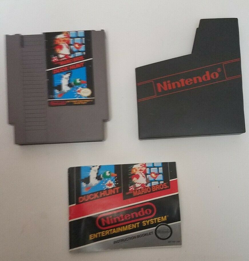 Original Nintendo Entertainment System Action Set Console NES Complete ...