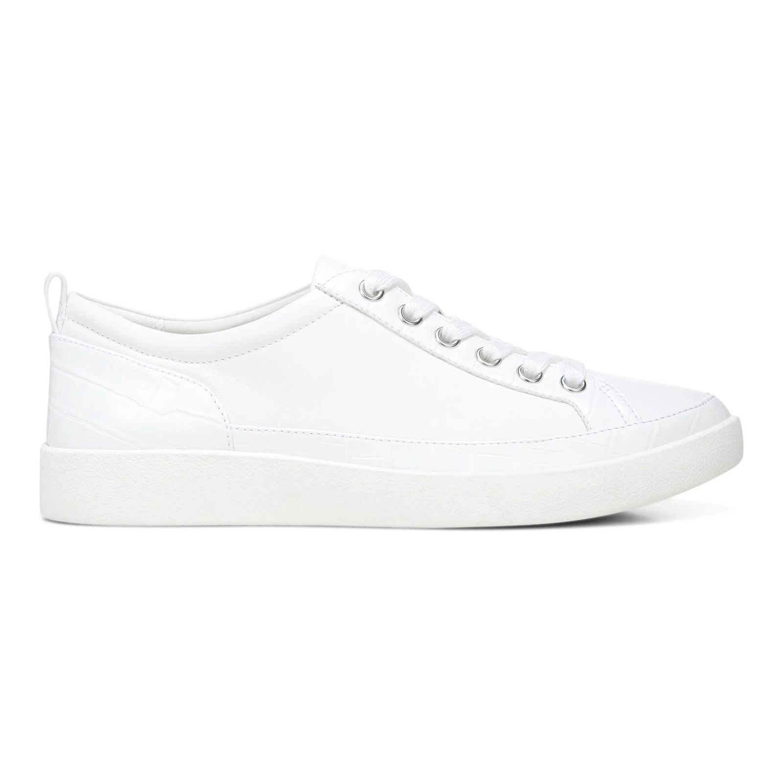 Vionic Women's Winny Sneaker - White Leather - Athletic Shoes
