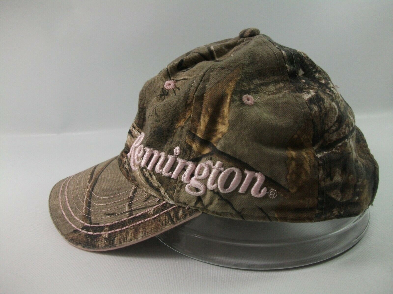 Remington Camo Hat Camouflage Hook Loop Baseball Cap Women