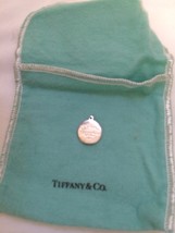 Tiffany Silver charm - "Return to Tiffany" round charm - $120.00