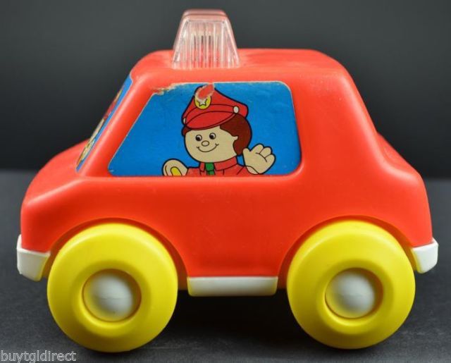 playskool red and yellow car