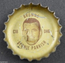 Vintage Coca Cola NFL Bottle Cap Cleveland Browns Bernie Parrish Coke Fo... - $4.99
