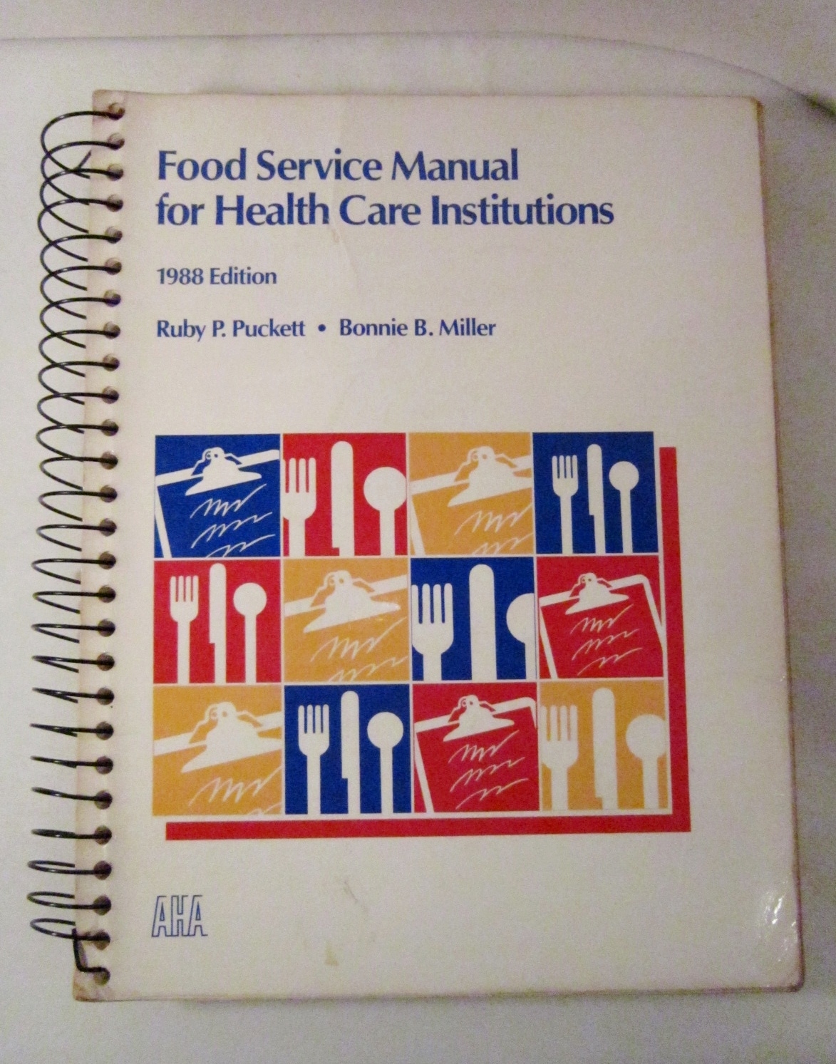 Food Service Manual For Health Care Institutions 1988 Puckett Miller 