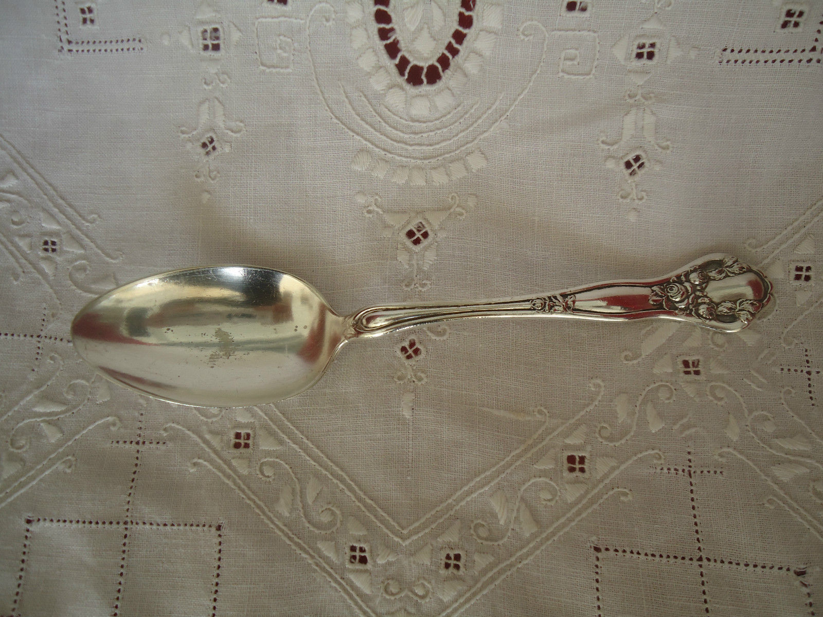 Imperial Scroll By Vera Wang Sterling Silver Place Soup Spoon 7 1/4" 