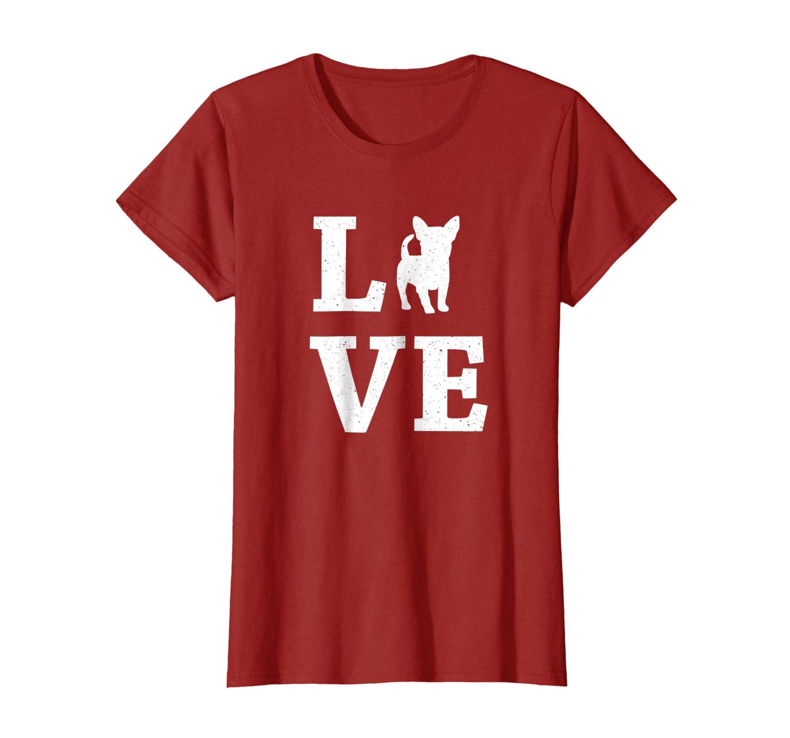Dog Fashion - I love my Chihuahua great funny Tee Shirt Wowen