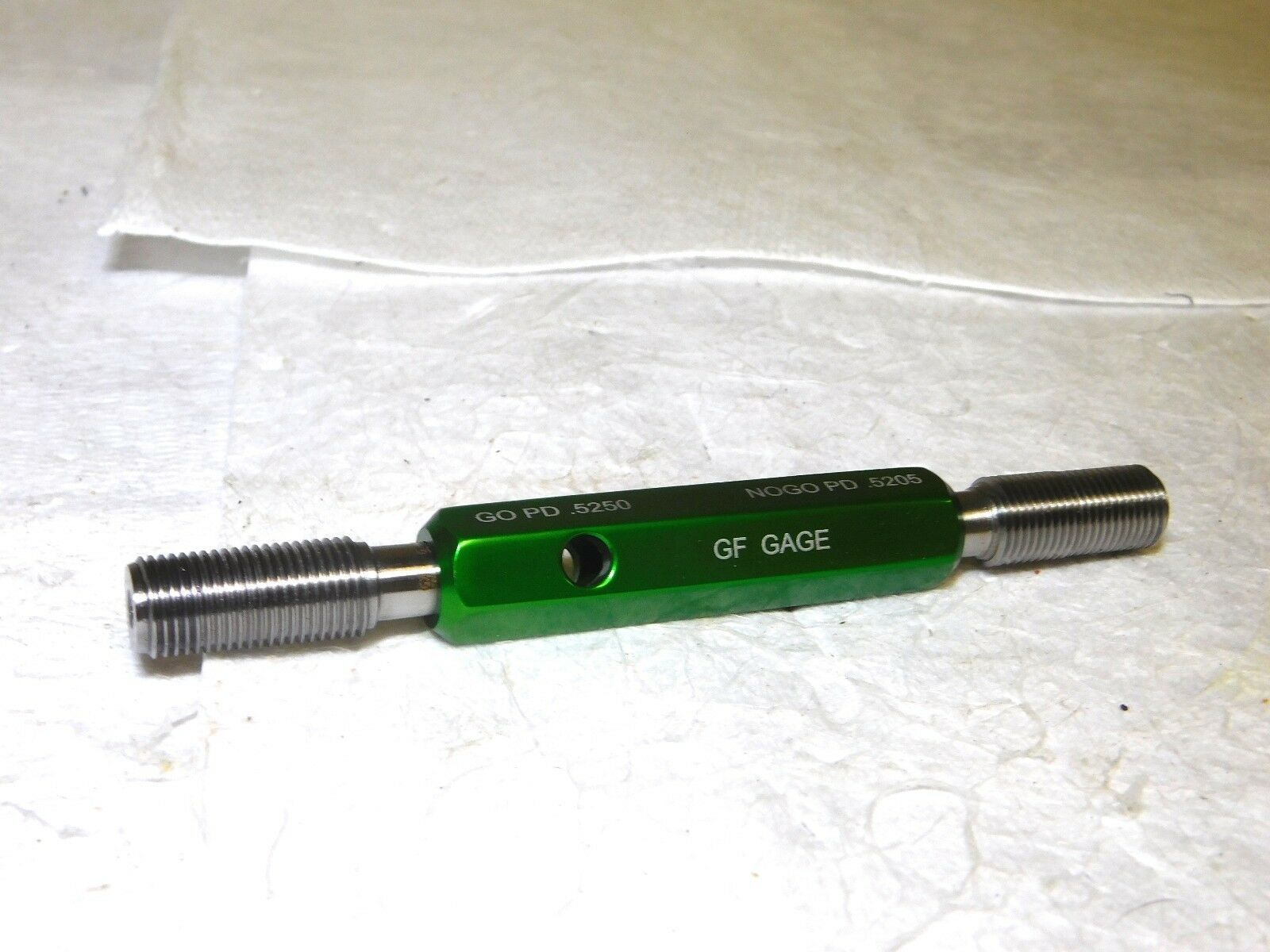 GF Gage Truncated Taperlock Thread Plug Gage 9/1618 UNF2A SET GO/NOGO